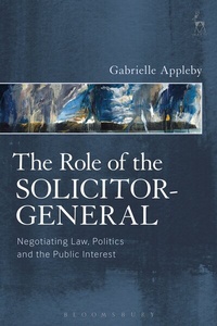 Enlarge image Cover: The Role of the Solicitor-General - Hart Publishing