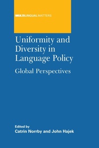 Enlarge image Cover: Uniformity and Diversity in Language Policy - Multilingual Matters