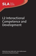 Cover: L2 Interactional Competence and Development - Multilingual Matters