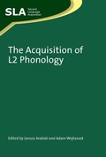 Cover: The Acquisition of L2 Phonology - Multilingual Matters
