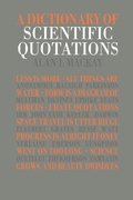 Cover: A Dictionary of Scientific Quotations - Institute of Physics Publishing