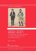Cover: Lit&eacute;rature "d'en haut", litt&eacute;rature "d'en bas" ? - Frank & Timme