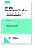 Cover: OPS 2016 Alphabetisches Verzeichnis - Deutscher &Auml;rzteverlag