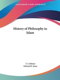 Cover: History of Philosophy in Islam (1903) - Kessinger Publishing Co