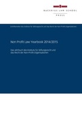 Cover: Non Profit Law Yearbook 2014/2015 - Bucerius Law School