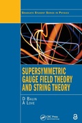 Cover: Supersymmetric Gauge Field Theory and String Theory - Institute of Physics Publishing