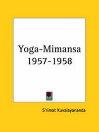 Abbildung von: Yoga-Mimansa (1957-1958) - Kessinger Publishing Co