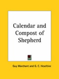Cover: Calendar and Compost of Shepherd (1931) - Kessinger Publishing Co