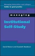 Cover: Managing Institutional Self Study - Open University Press