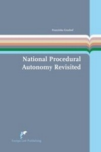 Abbildung von: National Procedural Autonomy Revisited 2016 - Europa Law Publishing