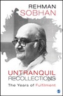 Cover: Untranquil Recollections - SAGE Publications India Pvt Ltd