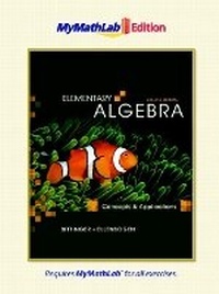 Abbildung von: Elementary Algebra - Pearson