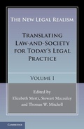 Cover: The New Legal Realism: Volume 1 - Cambridge University Press
