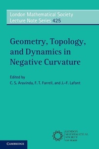 Abbildung von: Geometry, Topology, and Dynamics in Negative Curvature - Cambridge University Press