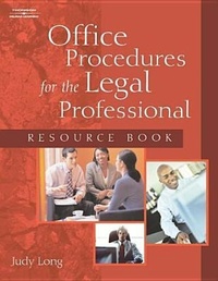 Abbildung von: Legal Professional Rsrce Book - Delmar Cengage Learning