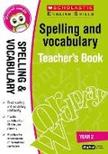 Cover: Spelling and Vocabulary Teacher's Book (Year 2) - Scholastic