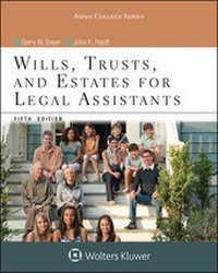 Abbildung von: Wills, Trusts, and Estates for Legal Assistants - Aspen Publishers Inc.,U.S.