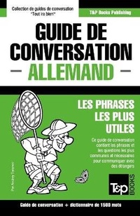 Abbildung von: Guide de conversation Francais-Allemand et dictionnaire concis de 1500 mots - T&p Books