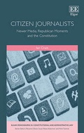 Cover: Citizen Journalists - Edward Elgar Publishing