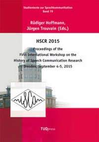 Enlarge image Cover: HSCR 2015 - TUDpress