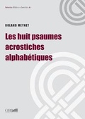 Cover: Les Huit Psaumes Acrostiches Alphabetiques - Gregorian & Biblical Press