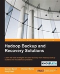 Cover: Hadoop Backup and Recovery Solutions - Packt Publishing