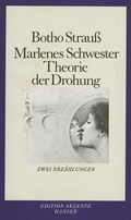 Cover: Marlenes Schwester. Theorie der Drohung - Hanser