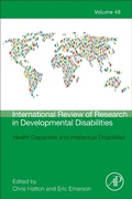 Cover: Health Disparities and Intellectual Disabilities - Academic Press