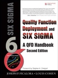 Cover: Quality Function Deployment and Six Sigma, Second Edition - Pearson
