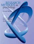 Cover: Research Methods in Psychology (Non-Infotrac Version) - Wadsworth Publishing Company