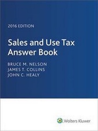 Enlarge image Cover: Sales and Use Tax Answer Book 2016 - CCH Incorporated