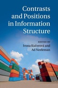Cover: Contrasts and Positions in Information Structure - Cambridge University Press