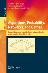 Enlarge image Cover: Algorithms, Probability, Networks, and Games - Springer
