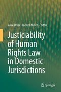 Abbildung von: Justiciability of Human Rights Law in Domestic Jurisdictions - Springer