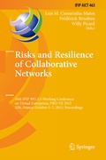 Cover: Risks and Resilience of Collaborative Networks - Springer