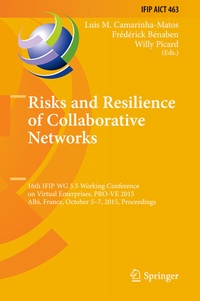 Enlarge image Cover: Risks and Resilience of Collaborative Networks - Springer