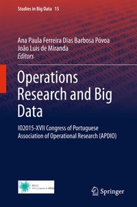 Enlarge image Cover: Operations Research and Big Data - Springer