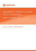 Cover: Proceedings of the 6th RapidMiner Wisdom (2015) - Shaker