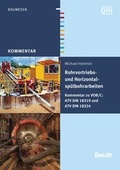 Cover: Rohrvortriebs- und Horizontalsp&uuml;lbohrarbeiten - DIN Media
