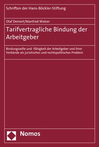 Abbildung von: Tarifvertragliche Bindung der Arbeitgeber - Nomos
