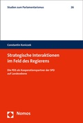 Cover: Strategische Interaktionen im Feld des Regierens - Nomos