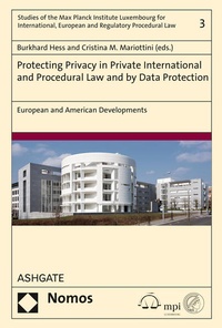 Abbildung von: Protecting Privacy in Private International and Procedural Law and by Data Protection - Nomos