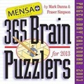 Cover: Mensa 365 Brain Puzzlers - Workman Publishing