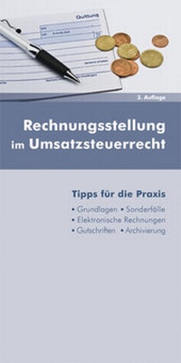 Abbildung von: Rechnungsstellung im Umsatzsteuerrecht - dbv-Verlag (Österreich)