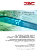 Cover: So gestalten Sie Ihren Webauftritt gesetzeskonform - Service-GmbH der Wirtschaftskammer &Ouml;sterreich