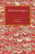 Cover: The Ferrar Papers - Cambridge University Press