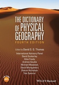 Cover: The Dictionary of Physical Geography - Wiley
