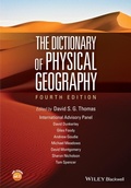 Cover: The Dictionary of Physical Geography - Wiley