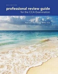 Enlarge image Cover: Professional Review Guide for the Cca Examination, 2016 Edition (Book Only) - CENGAGE Learning Custom Publishing
