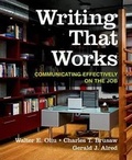 Cover: Writing That Works: Communicating Effectively on the Job - Bedford Books